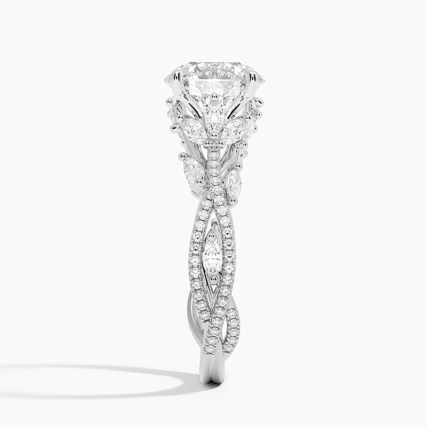 Luxe Secret Garden Diamond Engagement Ring