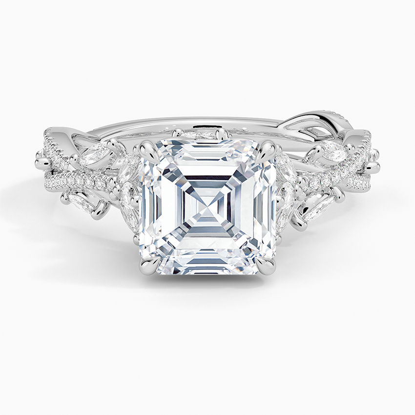 Luxe Secret Garden Diamond Engagement Ring