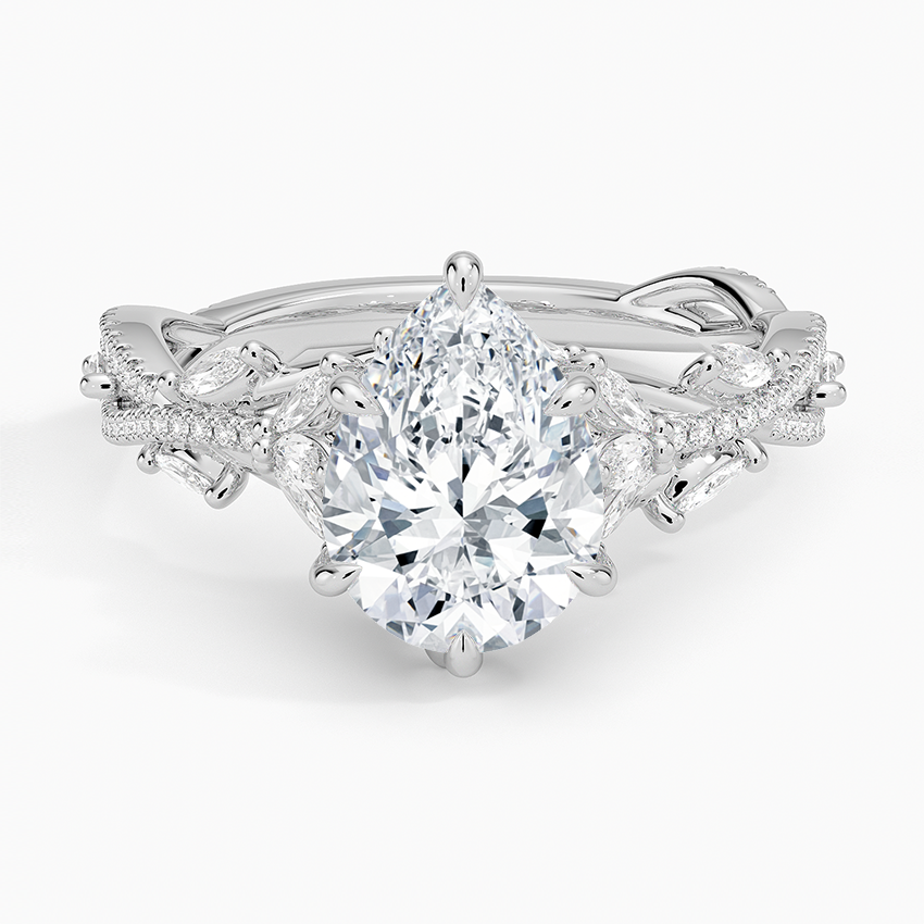 Luxe Secret Garden Diamond Engagement Ring