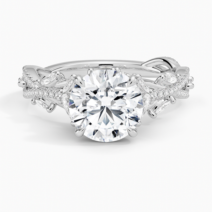 Luxe Secret Garden Diamond Engagement Ring