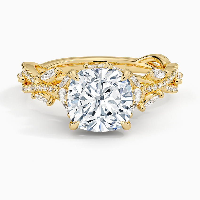 Luxe Secret Garden Diamond Engagement Ring