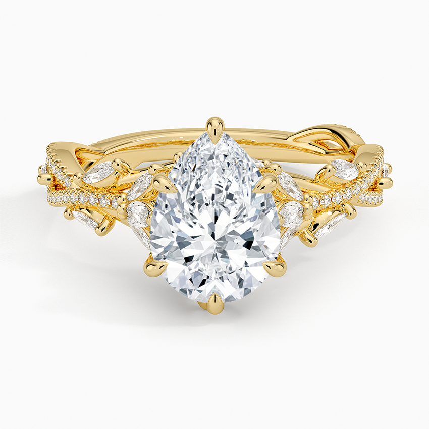 Luxe Secret Garden Diamond Engagement Ring