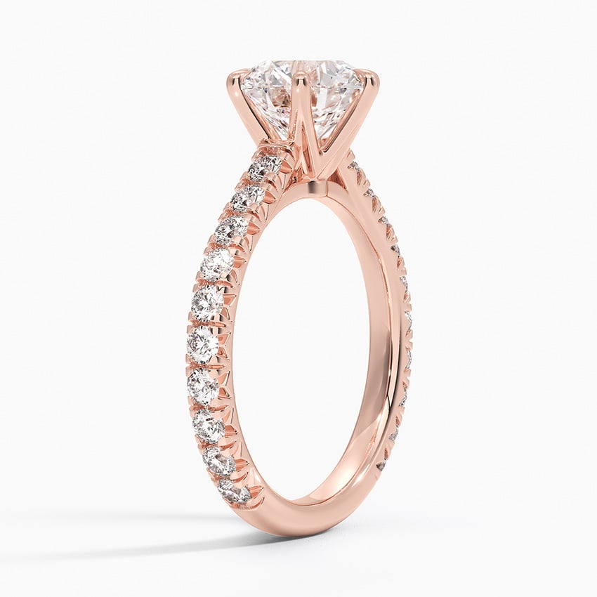 Sienna Three-Quarter Coverage Diamond Engagement Ring