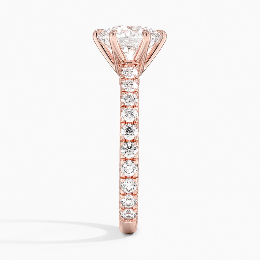 Sienna Three-Quarter Coverage Diamond Engagement Ring