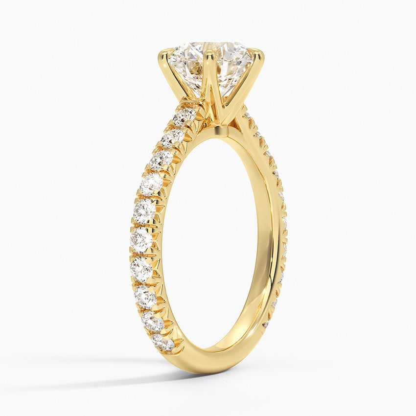 Sienna Three-Quarter Coverage Diamond Engagement Ring