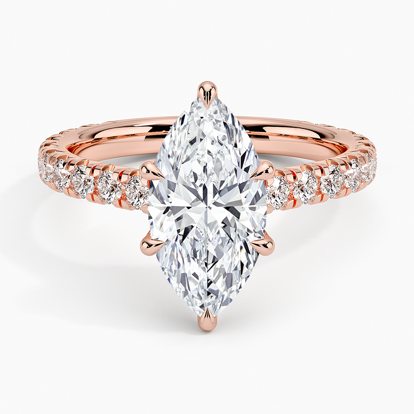 Sienna Three-Quarter Coverage Diamond Engagement Ring