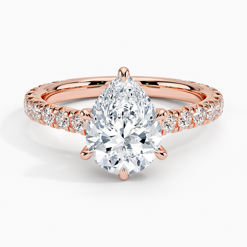 Sienna Three-Quarter Coverage Diamond Engagement Ring