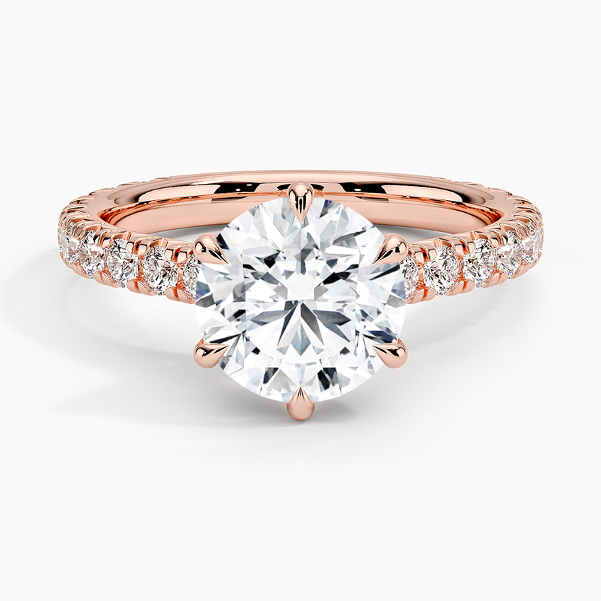 Sienna Three-Quarter Coverage Diamond Engagement Ring