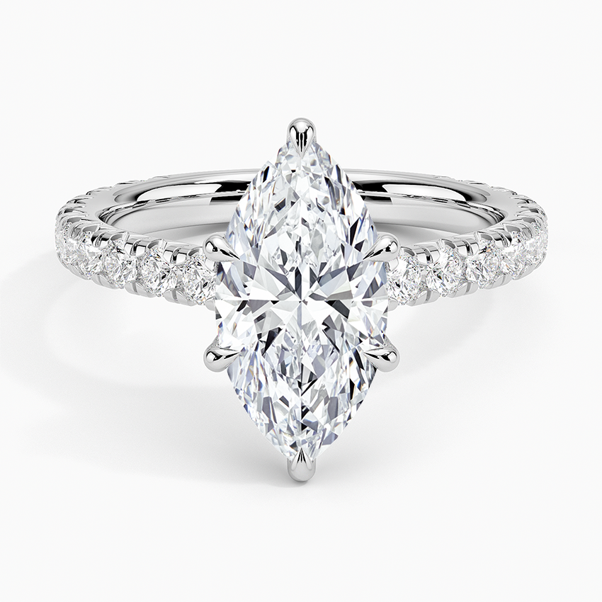 Sienna Three-Quarter Coverage Diamond Engagement Ring