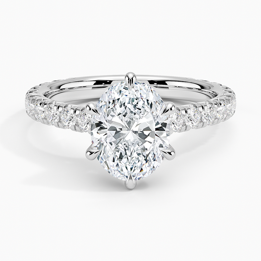 Sienna Three-Quarter Coverage Diamond Engagement Ring