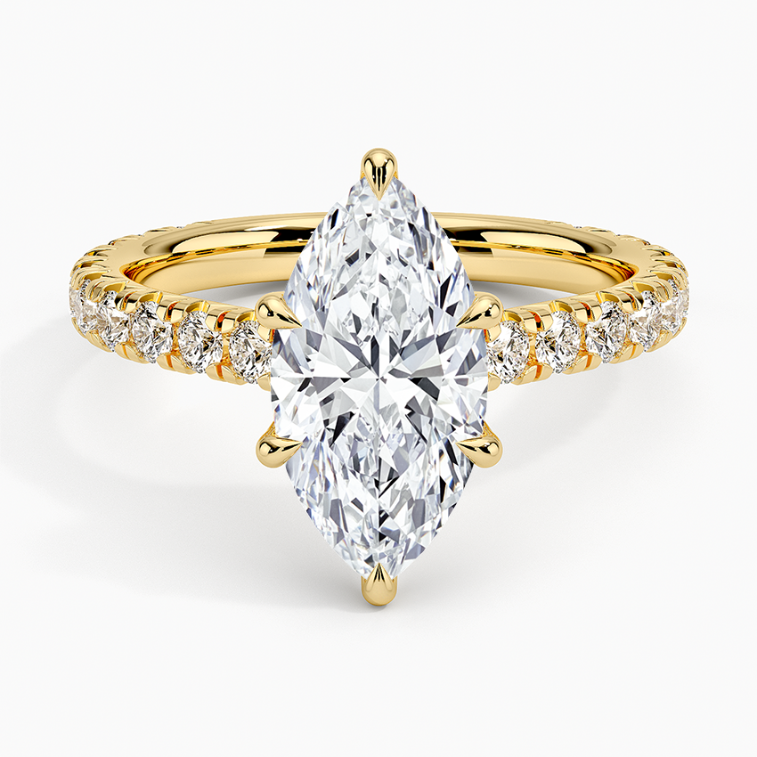 Sienna Three-Quarter Coverage Diamond Engagement Ring