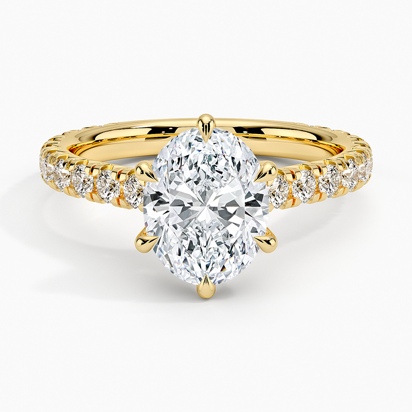 Sienna Three-Quarter Coverage Diamond Engagement Ring