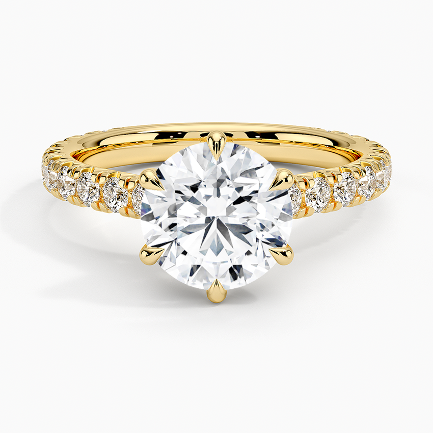 Sienna Three-Quarter Coverage Diamond Engagement Ring