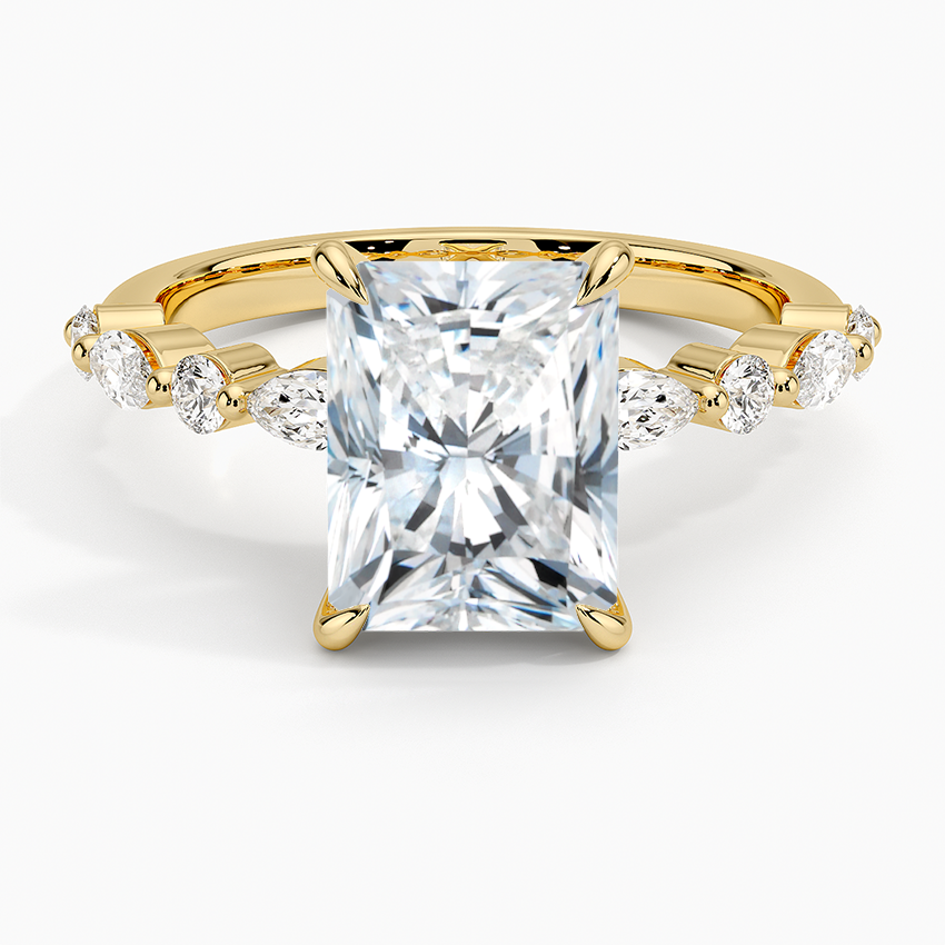 Versailles Half-Coverage Diamond Engagement Ring