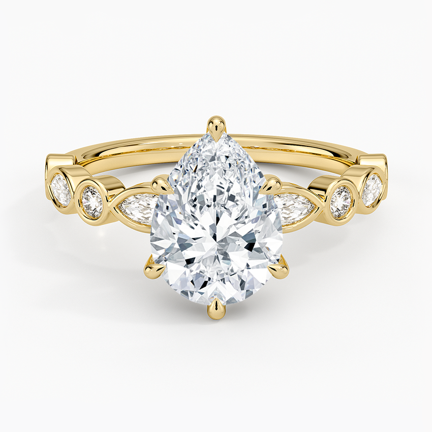 Versailles Bezel Diamond Engagement Ring