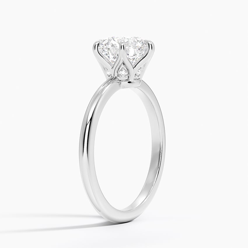 Esme Hidden Halo Diamond Engagement Ring