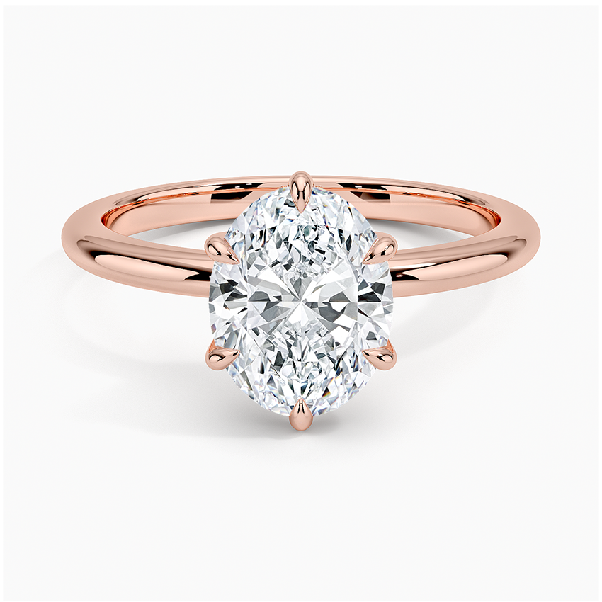 Esme Hidden Halo Diamond Engagement Ring