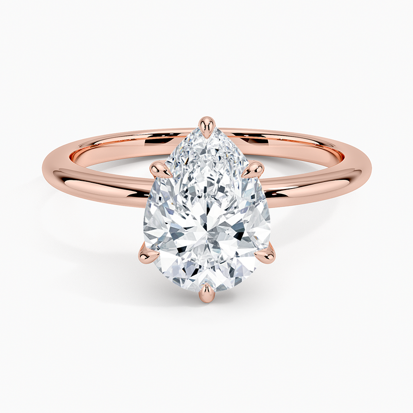 Esme Hidden Halo Diamond Engagement Ring