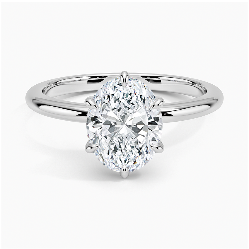 Esme Hidden Halo Diamond Engagement Ring