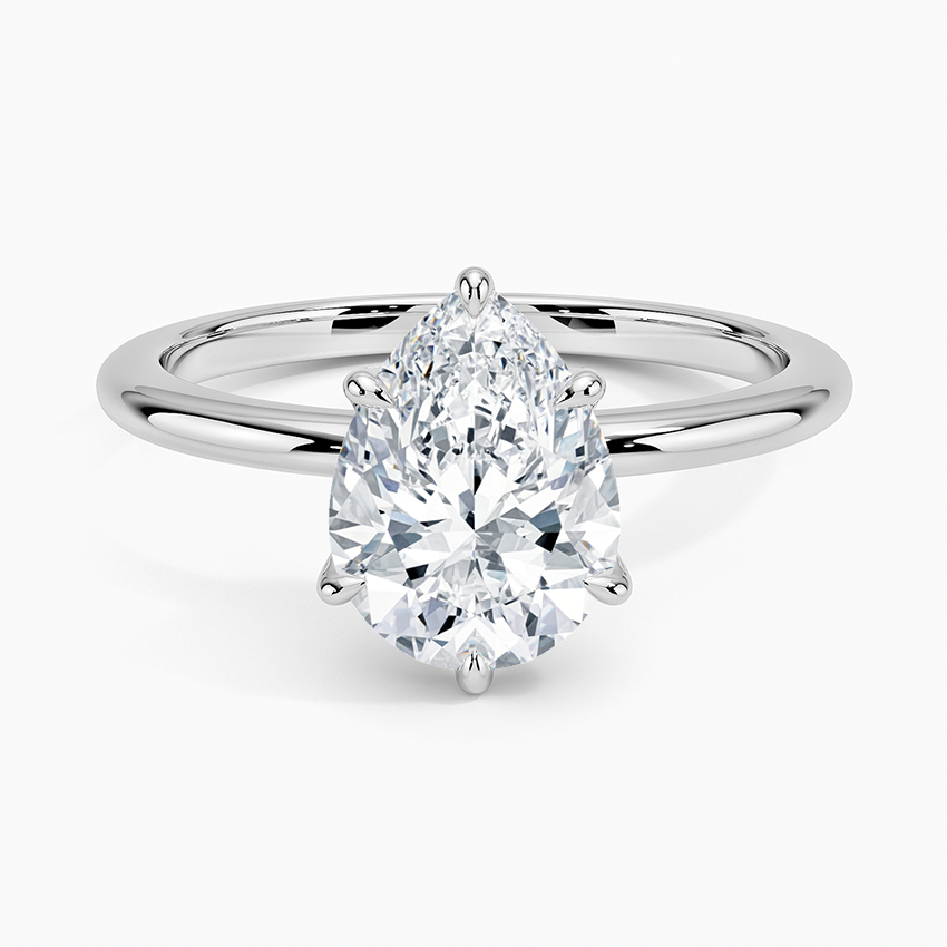 Esme Hidden Halo Diamond Engagement Ring