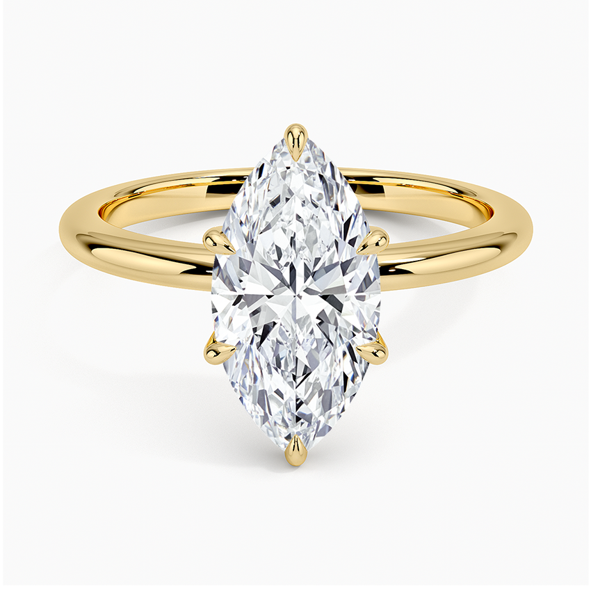 Esme Hidden Halo Diamond Engagement Ring