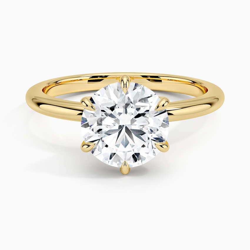 Esme Hidden Halo Diamond Engagement Ring