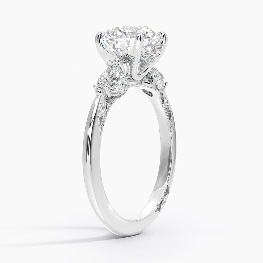 Simply Tacori Three Stone Marquise Diamond Engagement Ring