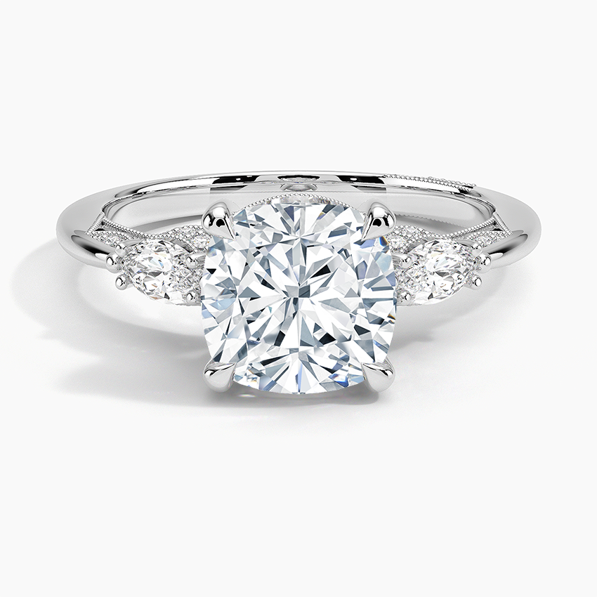 Simply Tacori Three Stone Marquise Diamond Engagement Ring