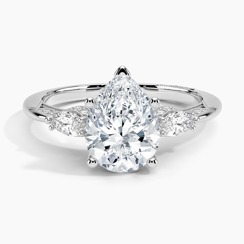 Simply Tacori Three Stone Marquise Diamond Engagement Ring