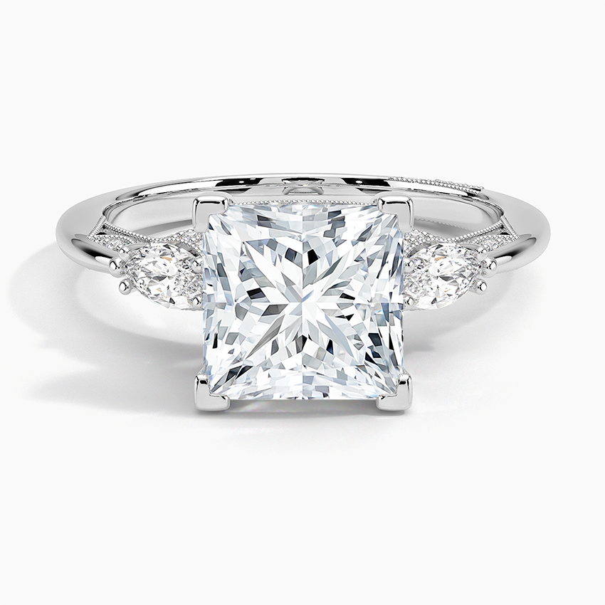 Simply Tacori Three Stone Marquise Diamond Engagement Ring