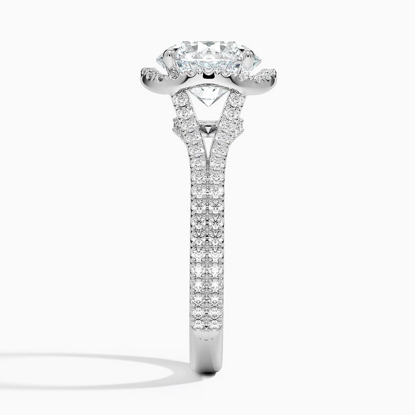 Fortuna Halo Diamond Engagement Ring