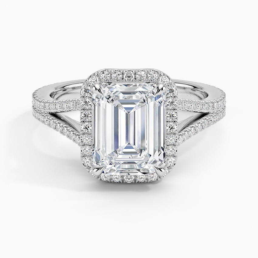 Fortuna Halo Diamond Engagement Ring