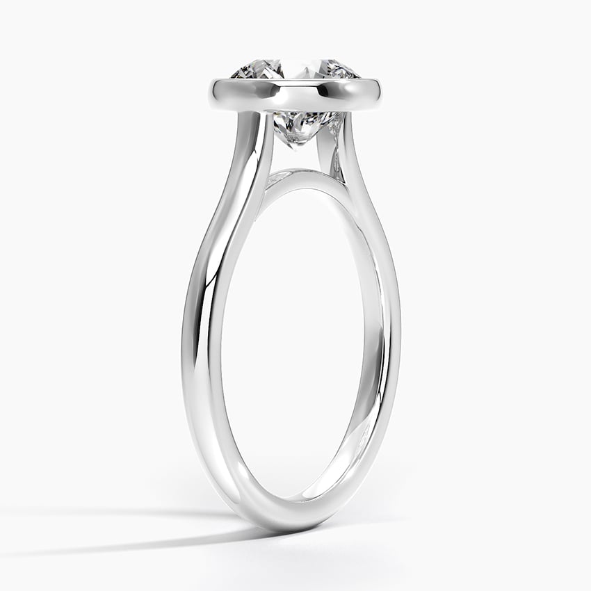 Luna 2mm Bezel Engagement Ring