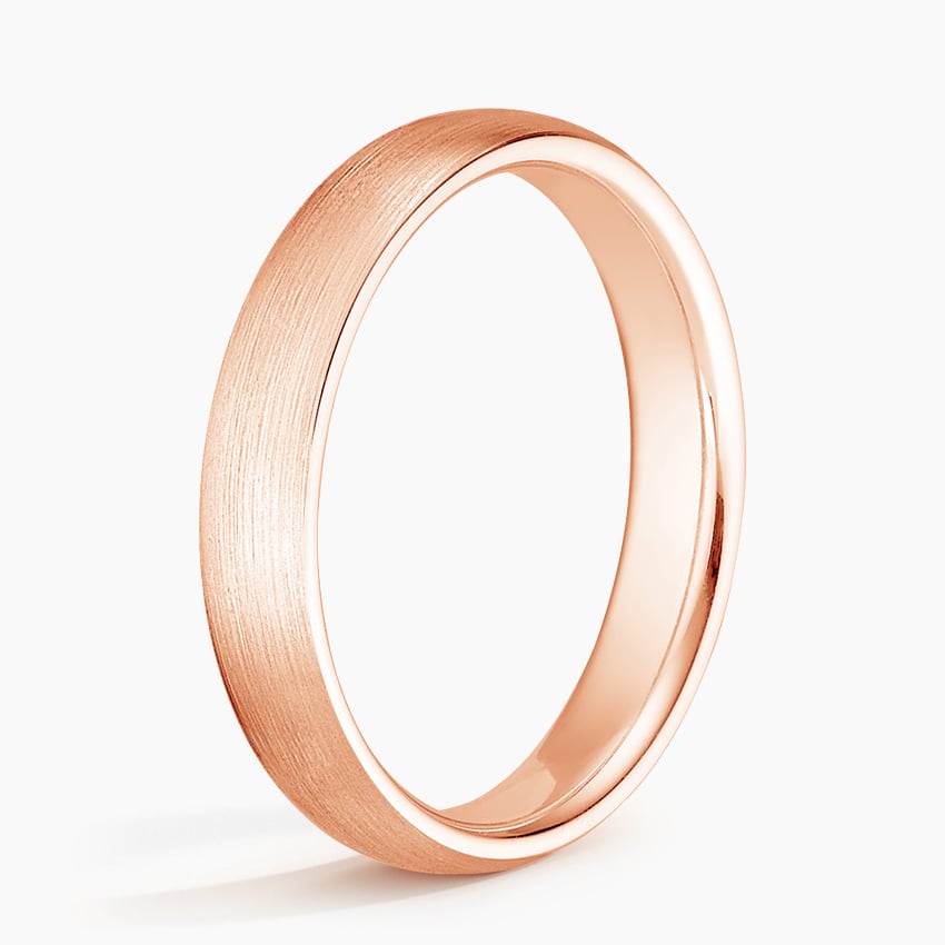 Matte Comfort Fit 4mm Wedding Ring