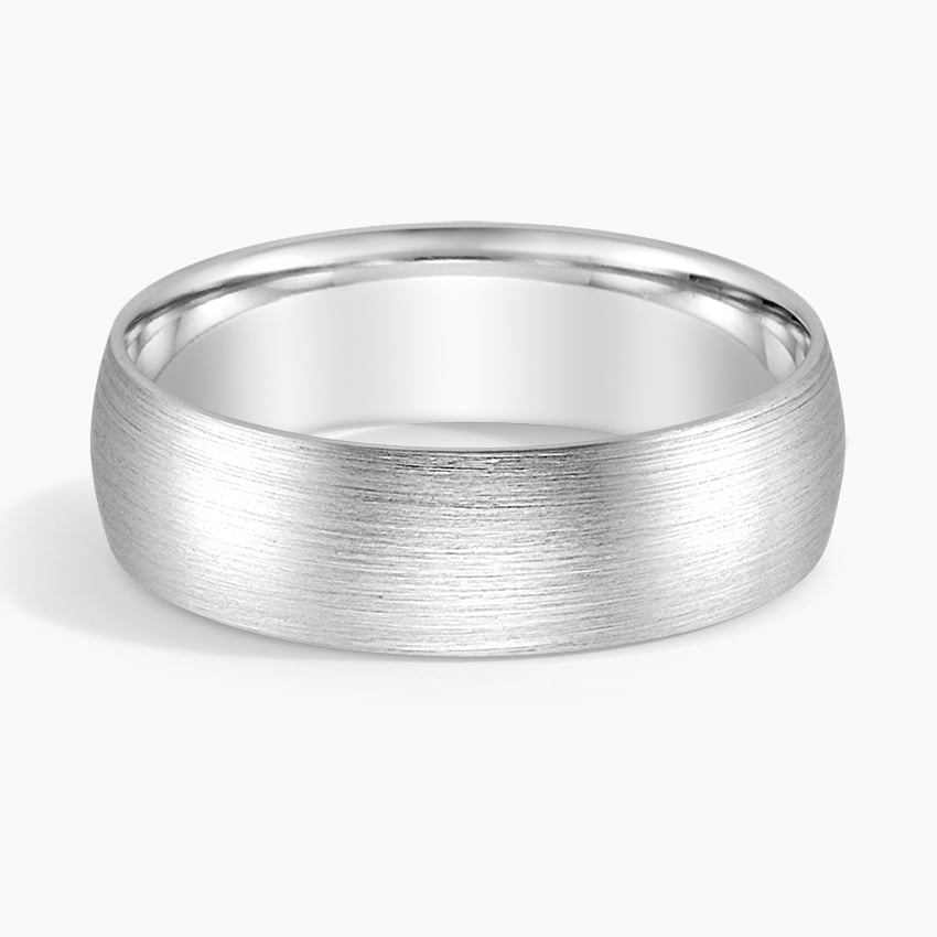 Matte Comfort Fit 6mm Wedding Ring