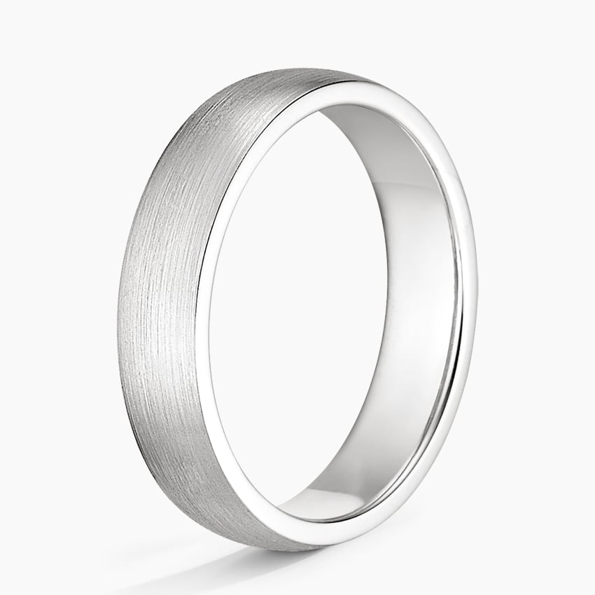 Matte Comfort Fit 5mm Wedding Ring