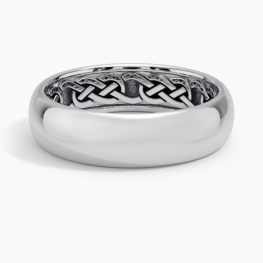 Hidden Celtic Knot 6mm Wedding Ring