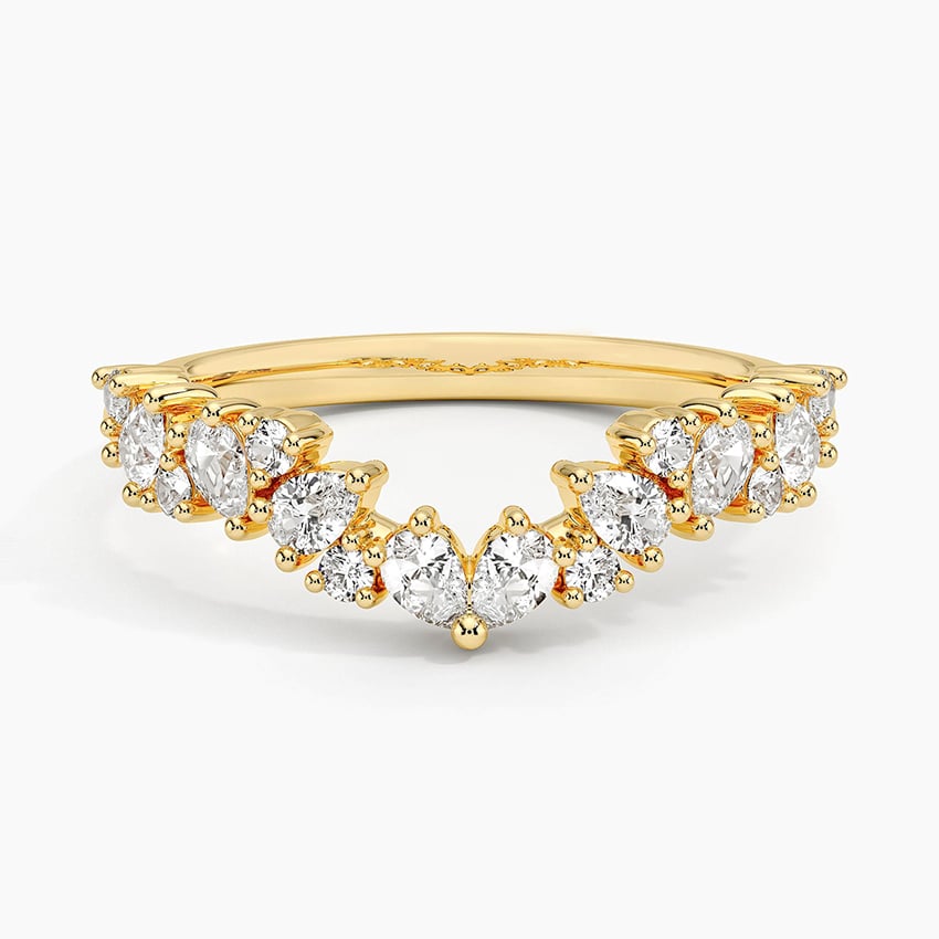 Olivetta Contoured Lab Diamond Ring (1/2 ct. tw.)