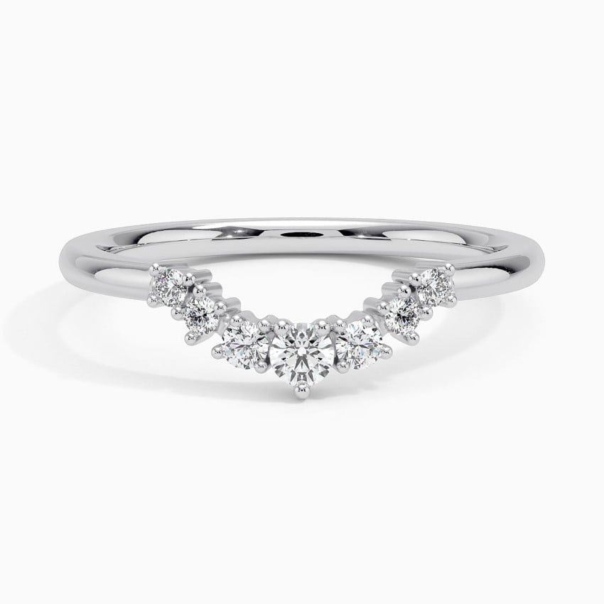 Aria Contoured Diamond Ring (1/6 ct. tw.)