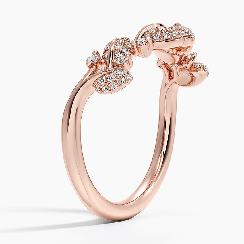 Canopy Pavé Diamond Contour Ring