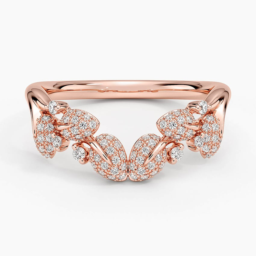 Canopy Pavé Diamond Contour Ring