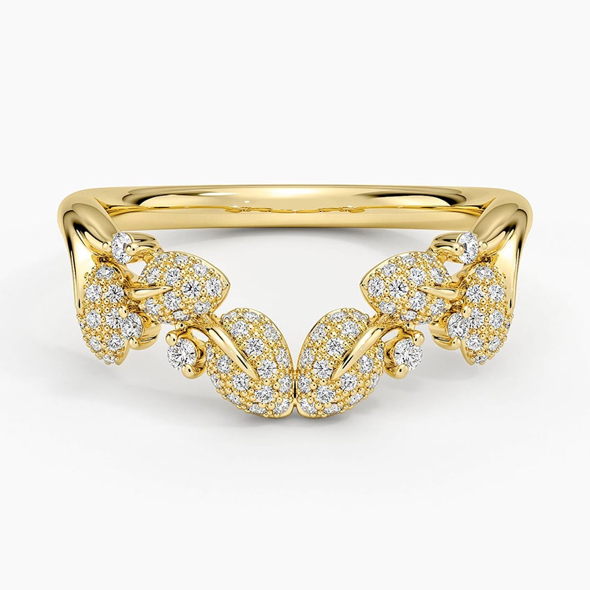 Canopy Pavé Diamond Contour Ring