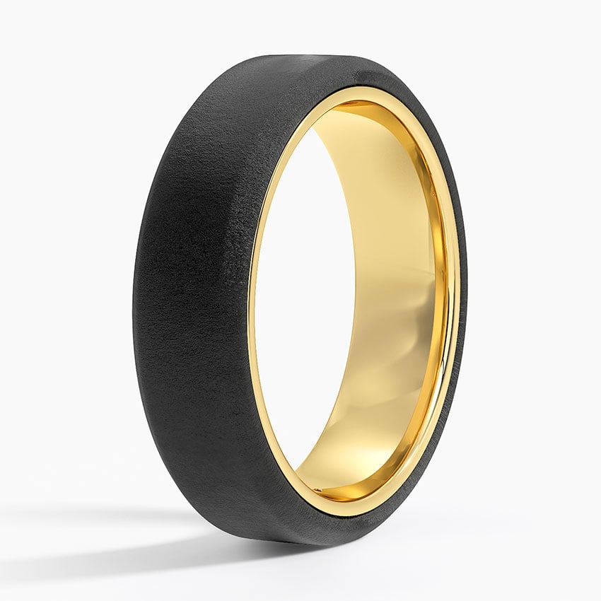 Jett Black 6mm Wedding Ring