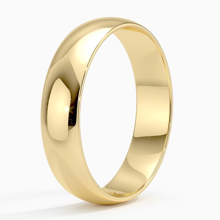 Slim Profile 5mm Wedding Ring