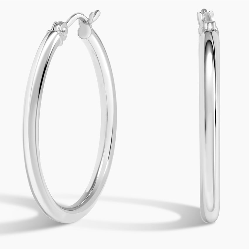 2mm Small Perfect Hoop Earrings