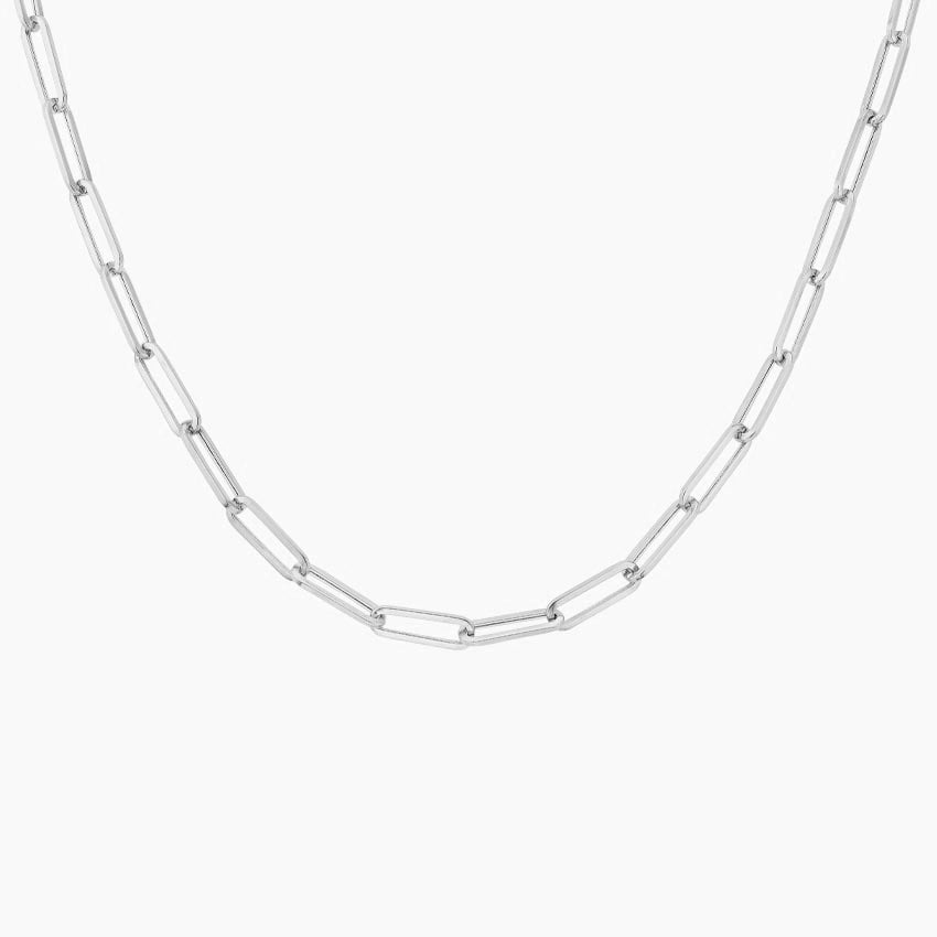 Devon 18 in. Paperclip Chain Necklace (Small)