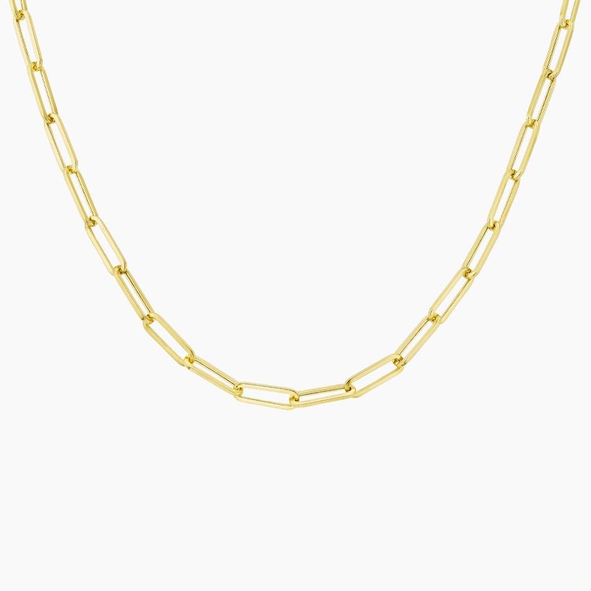 Devon 18 in. Paperclip Chain Necklace (Small)