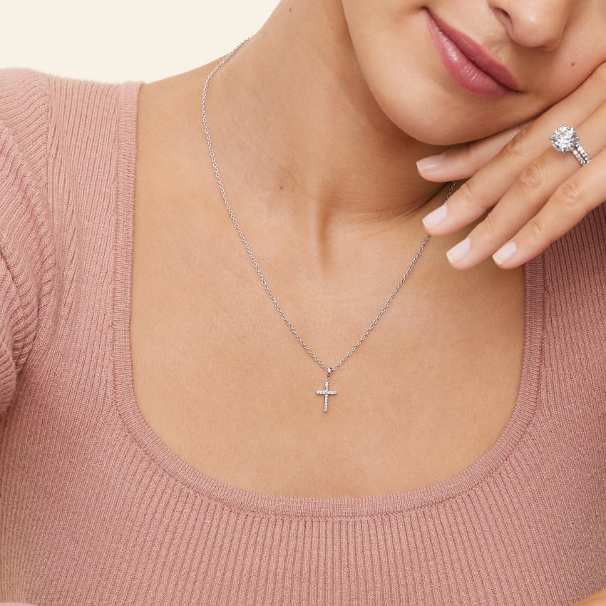 Cross Diamond Pendant