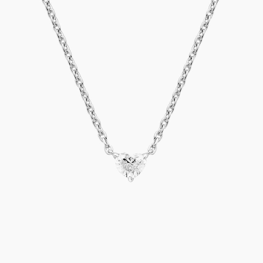 Heart Shaped Lab Diamond Pendant