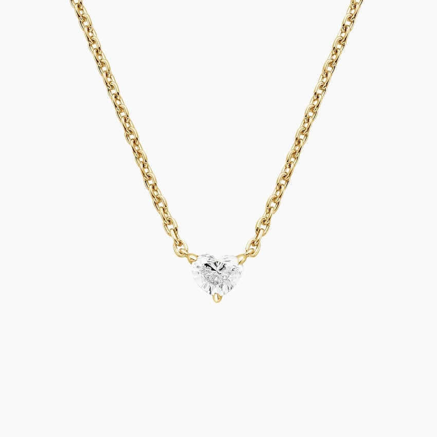 Heart Shaped Lab Diamond Pendant